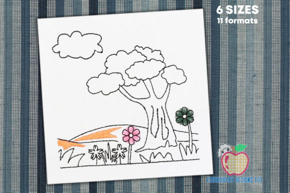 Big Green Tree Sketch
