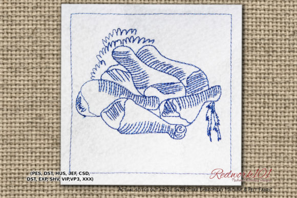 Chicken Drum Sticks Embroidery Design