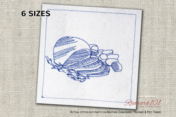 Fresh Beef Redwork: A Charming Food-Themed Embroidery Gem