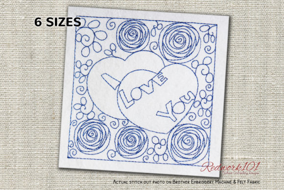 Love Heart with Flowers Lineart