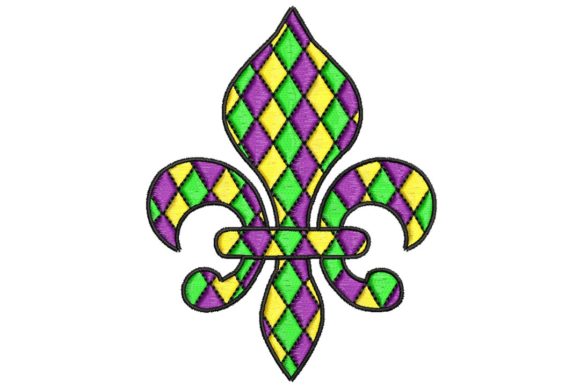 Mardi Gras Fleur De Lis