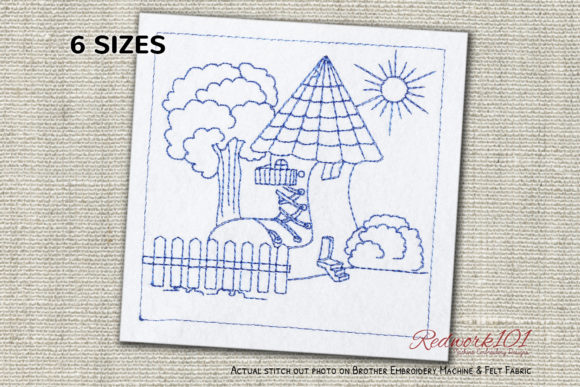 Shoe House Lineart Design