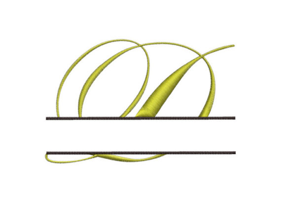 Split Monogram Font Letter D Review