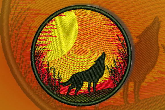 Wolf Patch: A Smart Embroidery Choice for Small Business Branding